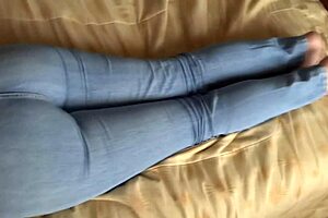 Stepson rests while receiving a massage from his mother-in-law