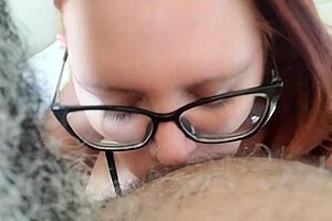 This chubby redhead with a big ass is getting her delicious asshole eaten