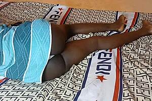 My stepsister is on my bed, and she's riding my monster cock so tight, oh babe!