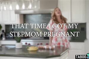 I am the careful milf stepmother annie king, getting taboo fucked hard by my shy stepson with oral and big tits.