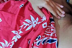 Shy married woman with big tits fucks monster cock of food delivery guy in crazy session