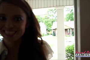 Petite Reagan gets pounded hard