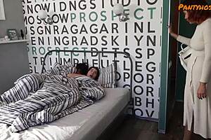 Stepmom Joins Step Daughter In Ffm Threesome