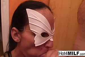 I watched amateur milf melinda take a hard cock in her ass