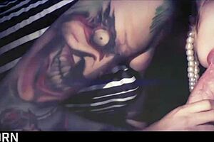 FMM Threesome Fucks Brunette MILF