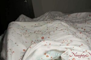 staying warm at night by sharing body heat with my caring step-mom