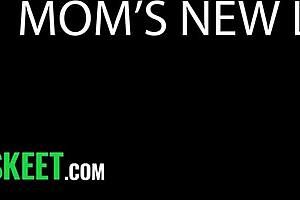 Stepmom in fishnets and dress craves hard cock in 4k trailer scene.