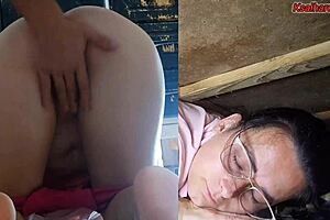 Stepson Helps Helpless Stepmother Trapped Under The Sink.