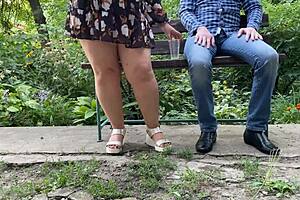 Hot Nectar From Mother-In-Law's Wet Pussy In Miniskirt!