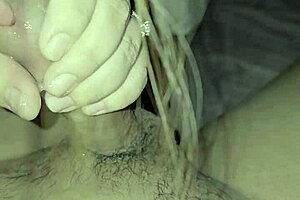 pinay lover gives sloppy blowjob in bedroom.