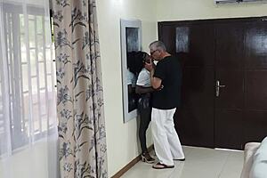 Surprise visit from sugardaddy ends in raw fucking