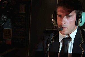 Madelyb Marie in airplane scene.