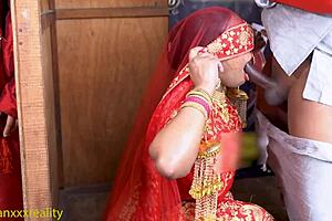 Fat teasing mommy kisses and sucks tight wet pussy with blowjob in emotional desi scene.