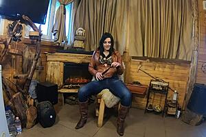 beautiful milf housewife teases with her hungry curvy pussy