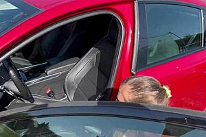 Lenushka Doll's Sexy Car Wash Turns into Hot Summer Wet Hose Play with Big Tits and Curvy Body