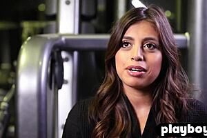 amazing workout with big ass babes and blonde coach sarati