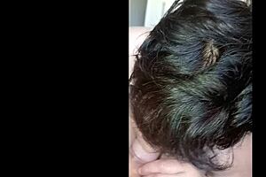 bitch marie slave sucks three cocks in exhibitionist scene