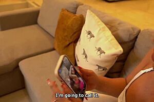 perfect big assed brunette hires prostitute for husband's shortcomings