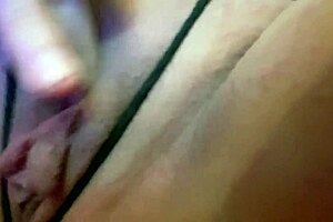 Hot Goth Girl Intensely Masturbates Shaved Pussy