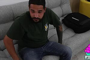 So, Connie Garcia lets her skinny nephew stay, and things get wild with some doggystyle action.