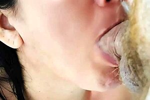 Helping Maid's Daughter with Morning Milk 😋