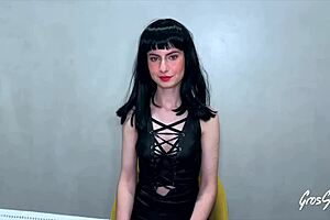 lucifera and sally, two sexy slutts licking each other's pussies in lingerie