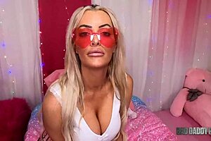 Busty blonde Linzee Ryder explores her deepest fantasies in a kinky daddy scenario