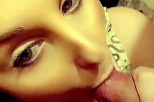 Redhead Milf Sucking Hard Cock