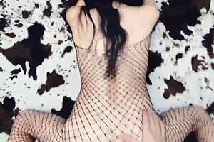 i fuck my milf wifes ass in stockings doggystyle close up