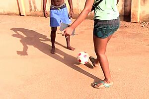 cameroonian footballer fucks spectator publicly after match!