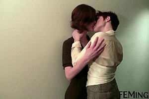 Horny Lesbian Enjoys Getting Fucked With Strap-On At Party