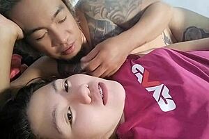 Boyfriend Real Hard Fuck with Trimmed Pussy and Wet Clit