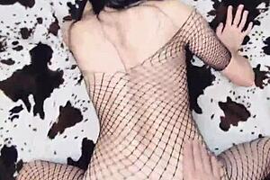 i fuck my milf wifes ass in stockings doggystyle close up