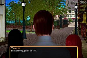 In my new family saga, episode 486 unfolds with amateur brunette and redhead tension.