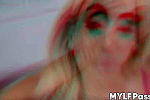 i'm glamorous blonde milf kylie kingston masturbating solo with dildo and vibrator