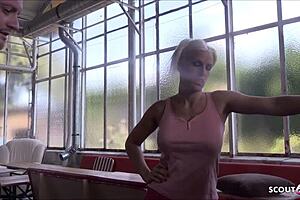 German mom Blanche cheating with young guy 😏