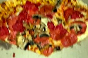 Pizza fetish fun with kinky Arab teen Snowwhite cumming on food in wild LA solo play! 🍕🔥