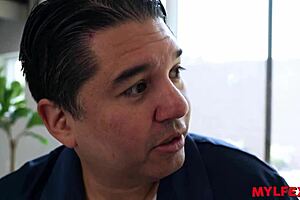 father shares wife with stepson for deepthroat?