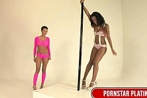 tila flame gets her pussy fucked hard by slim joslyn james!