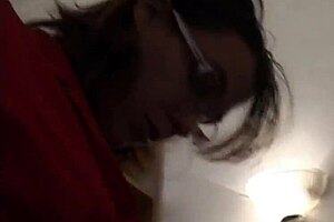 Intense erotic blowjob swap at European house