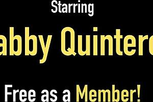 Latina Gabby Quinteros looks sexy in her dress.