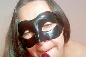 Mexican Stepmom Masturbates For Stepson's Cock!