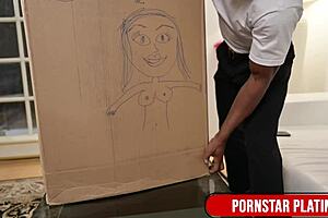 Blonde Babe Leya Falcon Screams In Ecstasy Riding Jamie Knoxx's Massive Dick