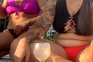 milf alone on beach flashing wanting to get naughty without husband