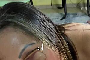 my frinds mom was so hot waitn for her husban but i got ther first n we did stuff wit blowjob n cumshot