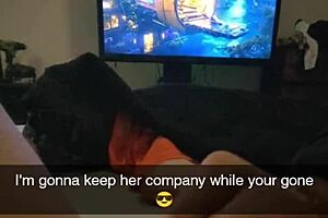 cheating wife turns into a breed whore getting fucked hard on snapchat