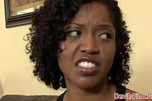 Young Black Babe Craves Older Cock