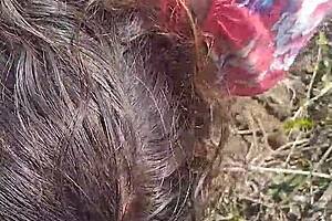 amateur housewife gives blowjob and doggy fuck in the bush! 😏