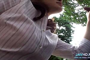 Refreshing Outdoor Blowjob And Pussy Sex