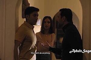 Step mom's demonic possession results in a provocative threesome that shatters the family taboo.